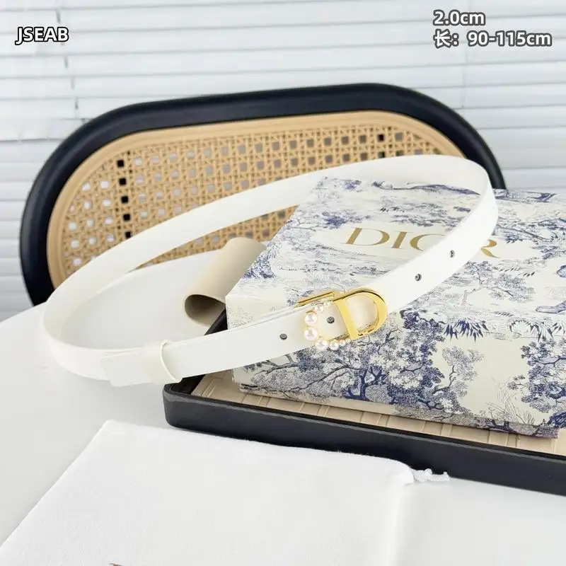 Dior belt 20mmX90-115cm 8L25